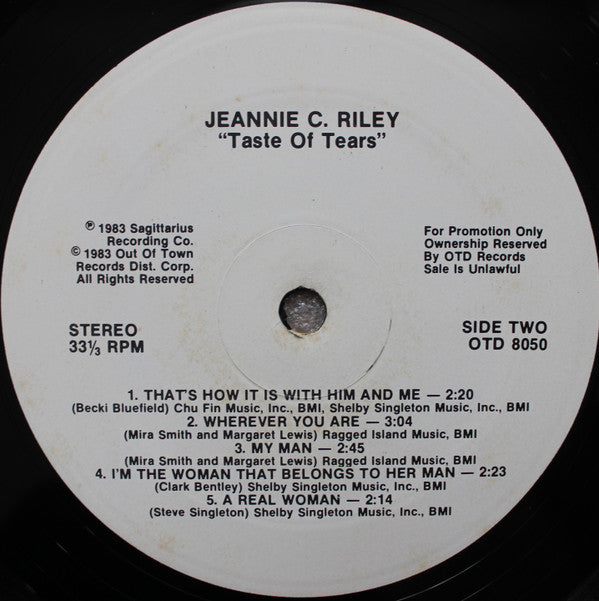 Jeannie C. Riley : Taste Of Tears (LP, Promo)