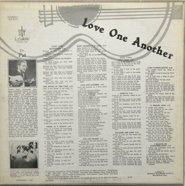 Fr. Pat* : Love One Another (LP, Album)