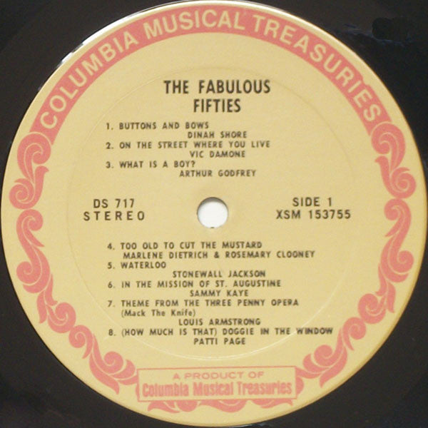 Various : The Fabulous 50s (2xLP, Comp)
