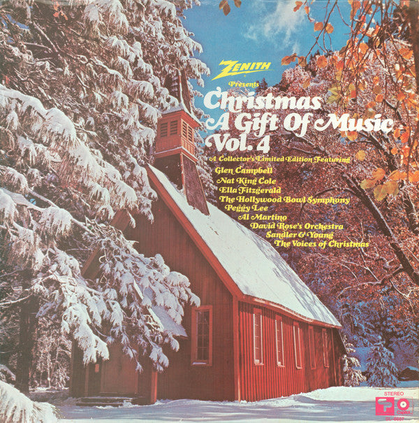 Various : Zenith Presents Christmas A Gift Of Music Volume 4 (LP, Comp)