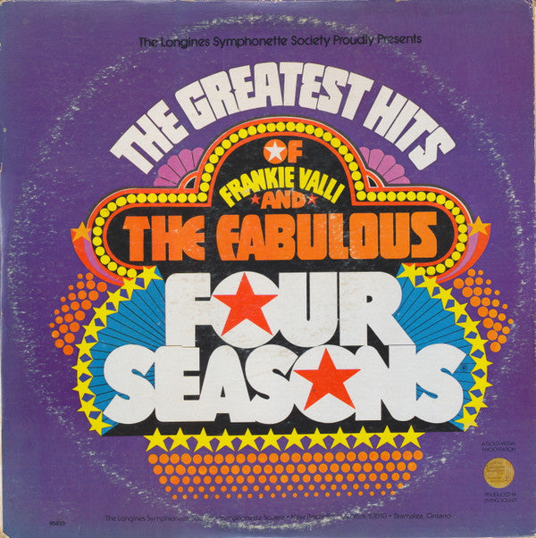 Frankie Valli And The Four Seasons* : The Greatest Hits Of Frankie Valli And The Fabulous Four Seasons (4xLP, Comp, Club, Gat)