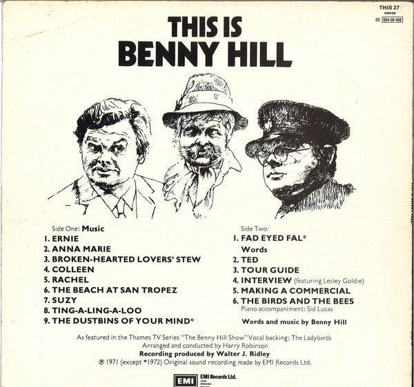 Benny Hill : This Is Benny Hill (LP, Album, RE, RP)