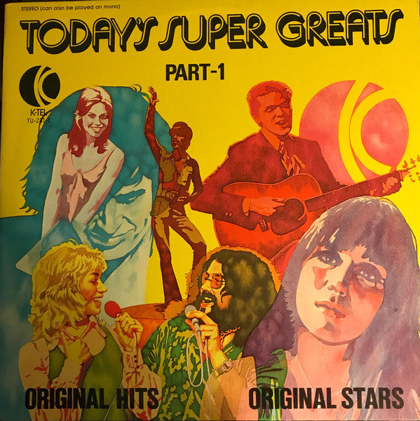 Various : Today's Super Greats Part-1 (LP, Comp, RE, PRC)