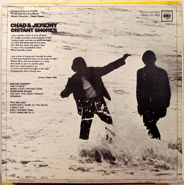 Chad & Jeremy : Distant Shores (LP, Album)
