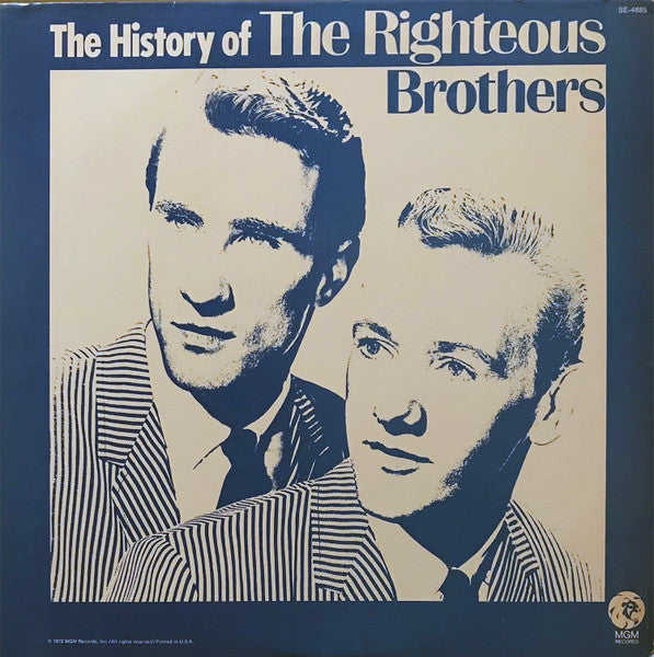 The Righteous Brothers : The History Of The Righteous Brothers (LP, Comp, Ter)