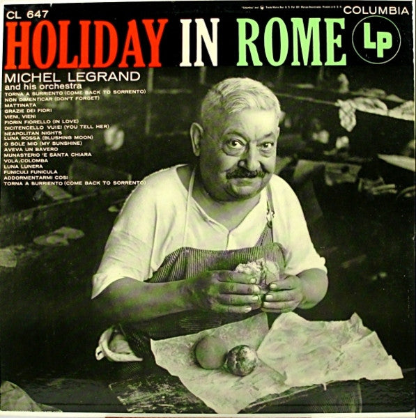Michel Legrand And His Orchestra* : Holiday In Rome (LP, Album)