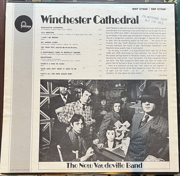 The New Vaudeville Band : Winchester Cathedral (LP, Album, Mono, Promo)