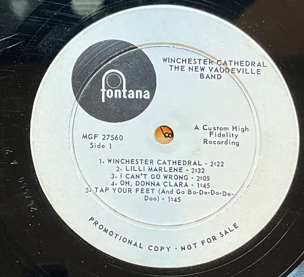 The New Vaudeville Band : Winchester Cathedral (LP, Album, Mono, Promo)