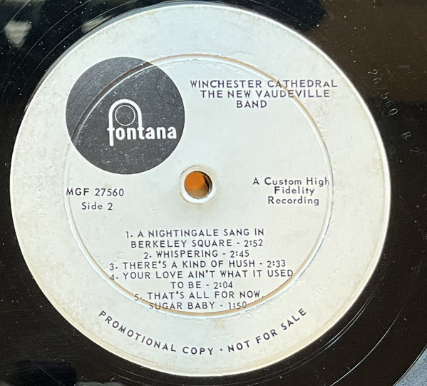 The New Vaudeville Band : Winchester Cathedral (LP, Album, Mono, Promo)
