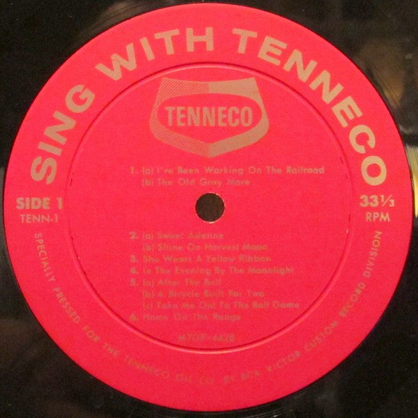 Unknown Artist : Sing With Tenneco (LP, Album, Mono)