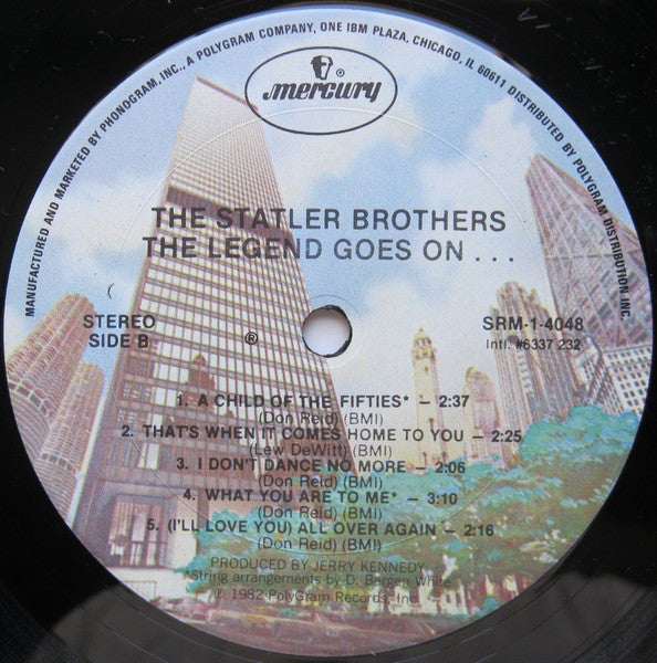 The Statler Bros.* : The Legend Goes On... (LP, Album)
