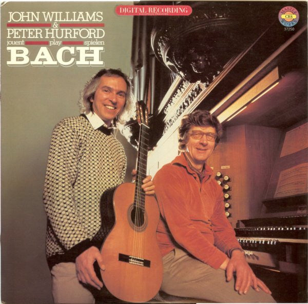 John Williams (7) & Peter Hurford Play Bach* : John Williams & Peter Hurford Play Bach (LP, Album)