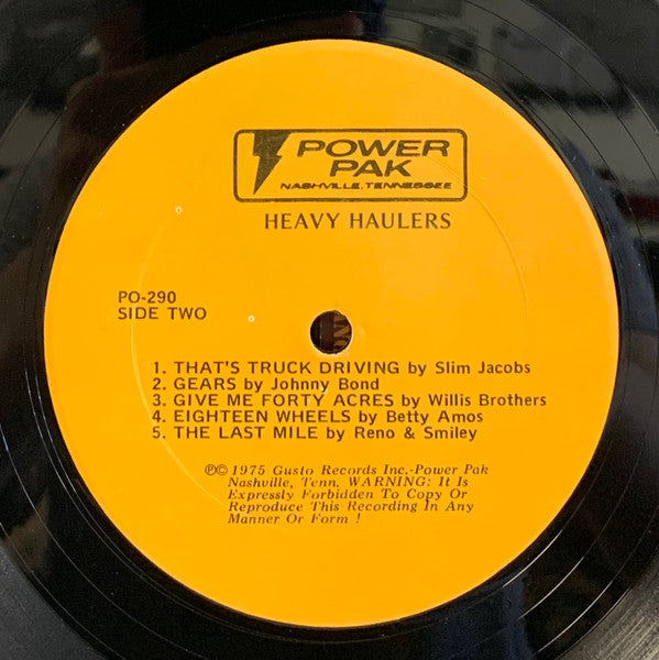 Various : Heavy Haulers (LP, Comp)