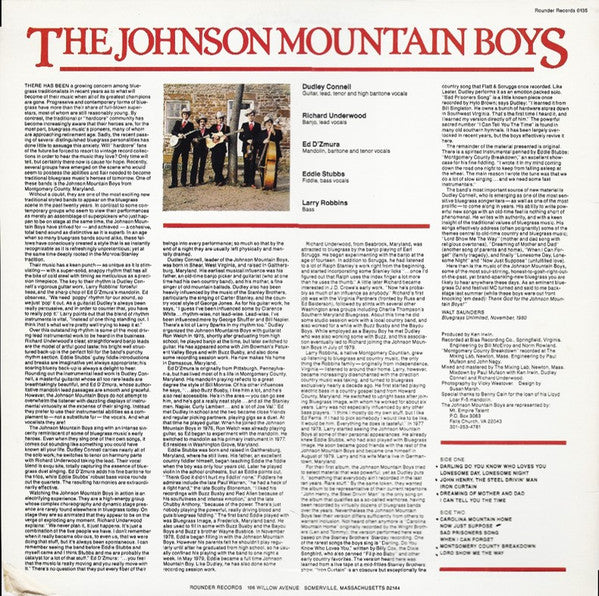 The Johnson Mountain Boys : The Johnson Mountain Boys (LP)