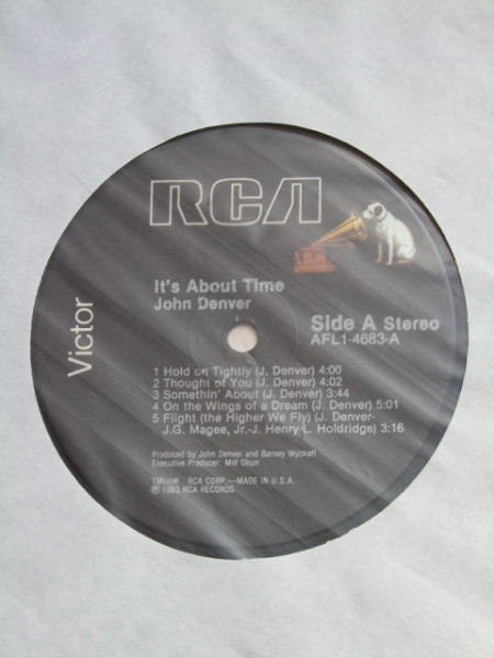 John Denver : It's About Time (LP, Album, EDP)