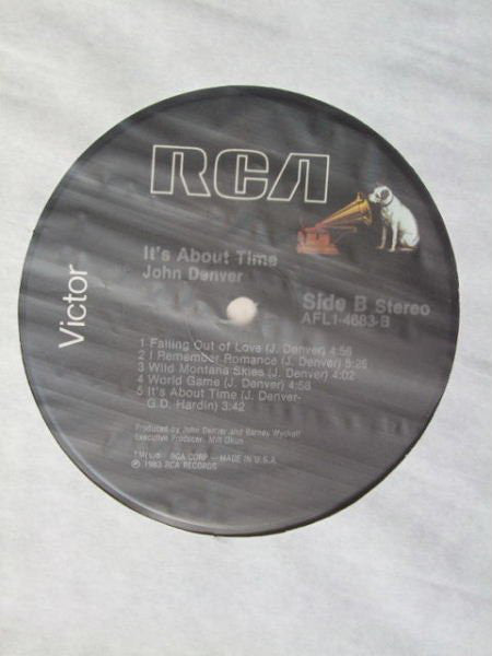 John Denver : It's About Time (LP, Album, EDP)