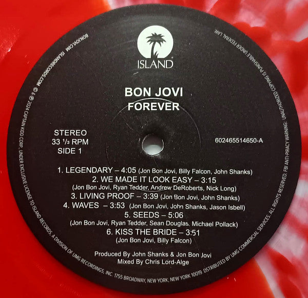 Bon Jovi : Forever (LP, Album, Ltd, Can)