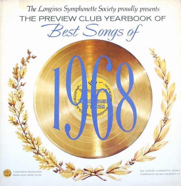 The Longines Symphonette : The Best Songs Of 1968 (LP, Album, Mono, Gat)