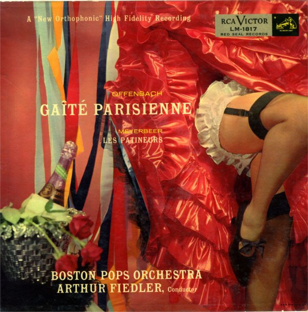 Jacques Offenbach / Giacomo Meyerbeer - Boston Pops Orchestra, Arthur Fiedler : Gaîté Parisienne / Les Patineurs (LP, Album, Mono, RP, Hol)