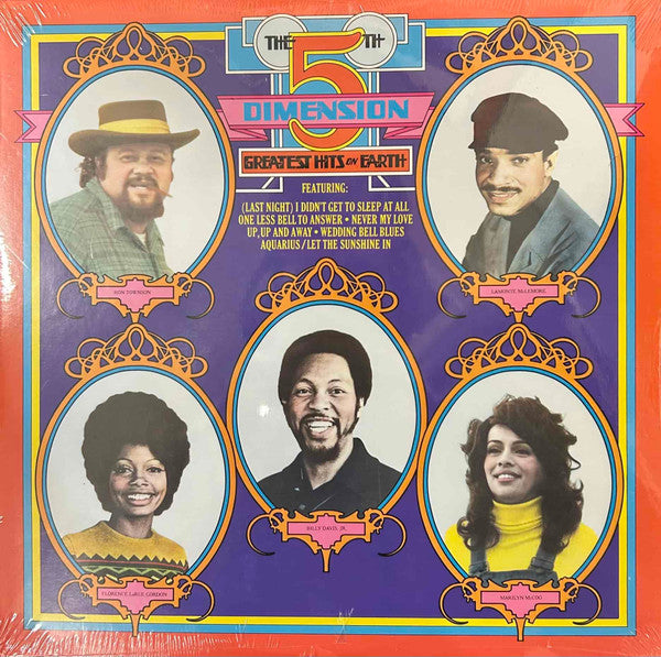 The 5th Dimension* : Greatest Hits On Earth (LP, Comp, Club, RE, CRC)