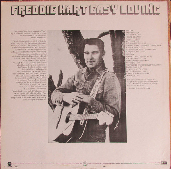 Freddie Hart : Easy Loving (LP, Album, RE, Win)