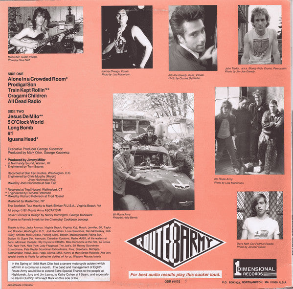 Eighth Route Army : Chernobyl Cook Book (LP, Album)