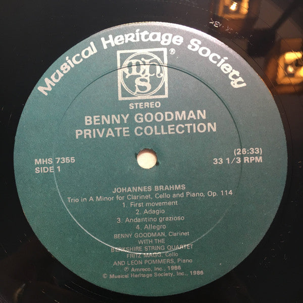 Benny Goodman : Private Collection (2xLP)