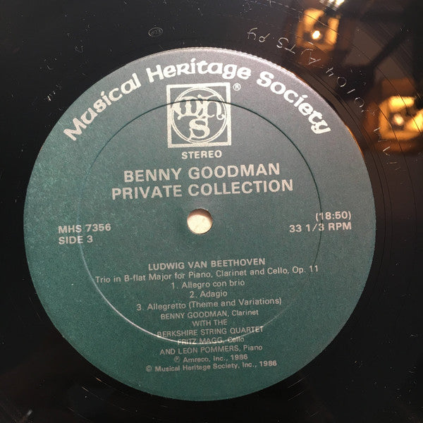 Benny Goodman : Private Collection (2xLP)