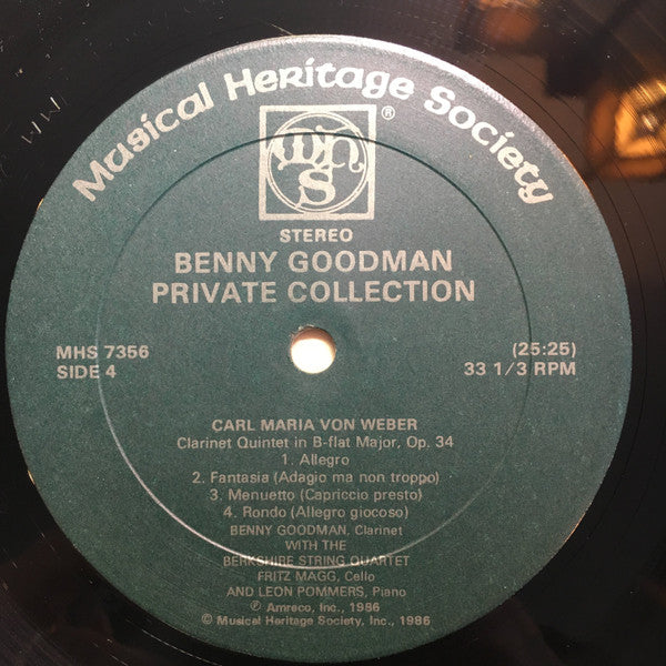 Benny Goodman : Private Collection (2xLP)