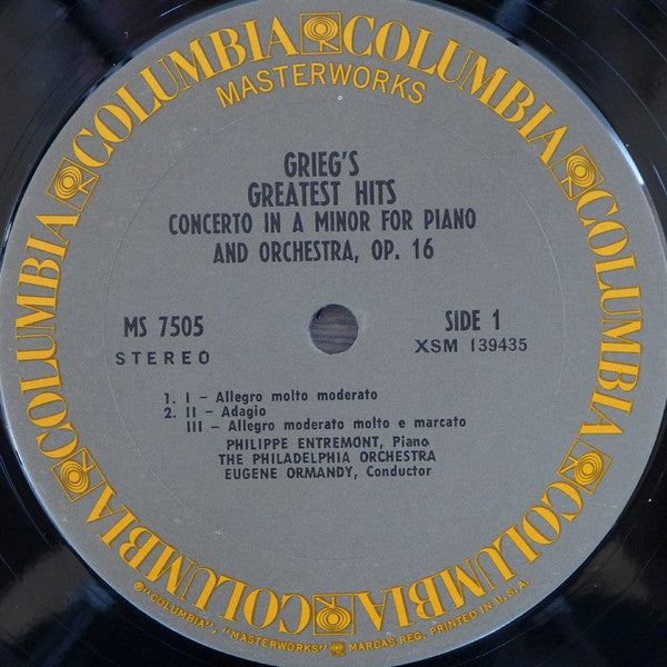 Grieg* : Grieg's Greatest Hits (LP, Comp)
