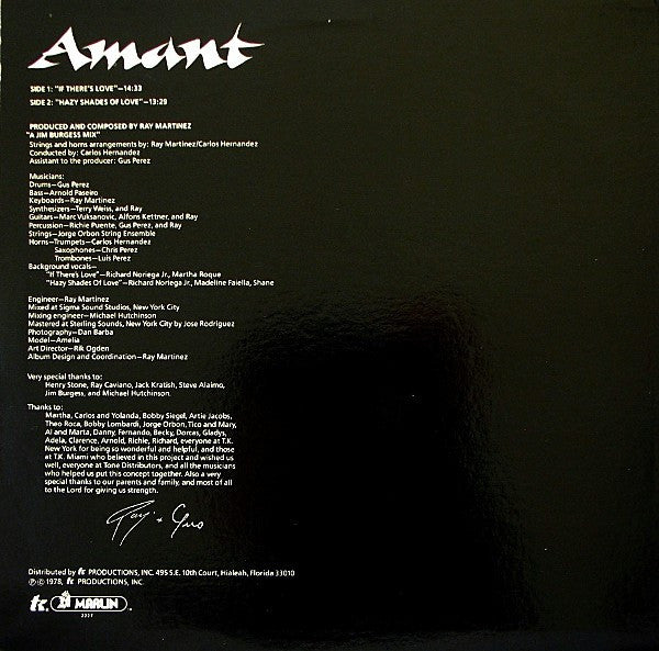 Amant : Amant (LP, Album)