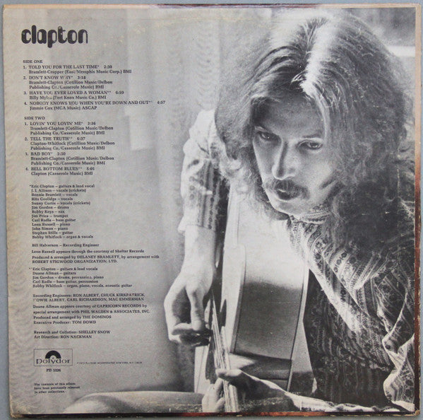 Eric Clapton : Clapton (LP, Comp, All)