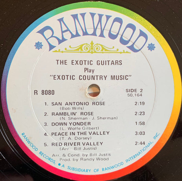 The Exotic Guitars : Exotic Country Music (LP, Album, Mon)