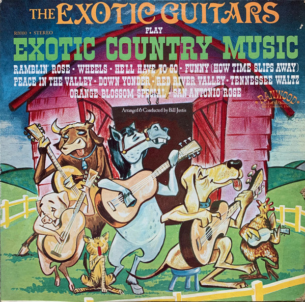 The Exotic Guitars : Exotic Country Music (LP, Album, Mon)