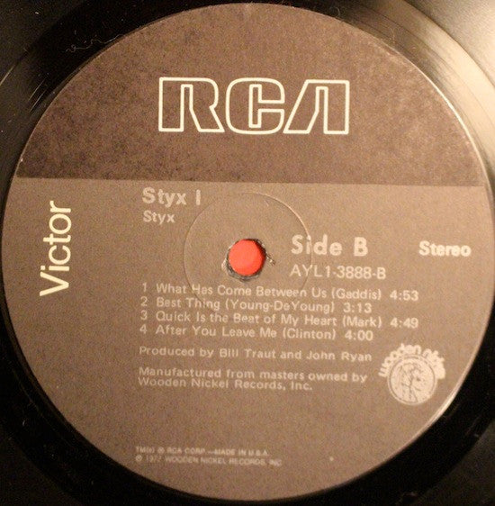 Styx : Styx I (LP, Album, RE)