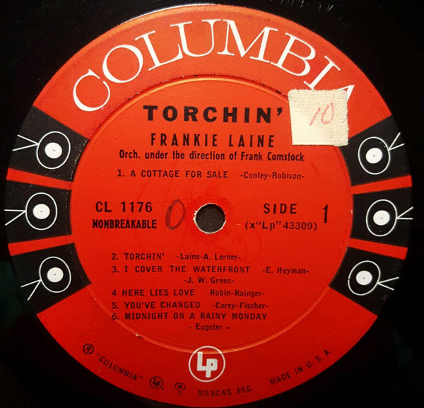 Frankie Laine : Torchin' (LP, Mono)