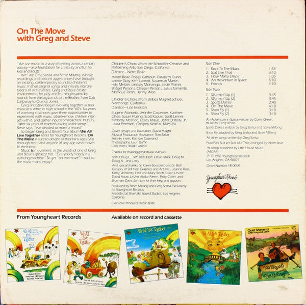 Greg And Steve : On The Move With Greg And Steve (LP, Album)
