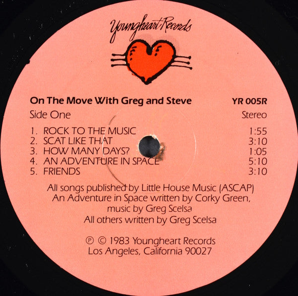 Greg And Steve : On The Move With Greg And Steve (LP, Album)