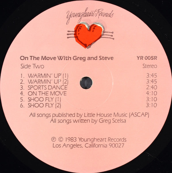 Greg And Steve : On The Move With Greg And Steve (LP, Album)