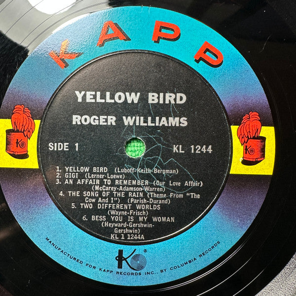 Roger Williams (2) : Yellow Bird (LP, Album, Mono)