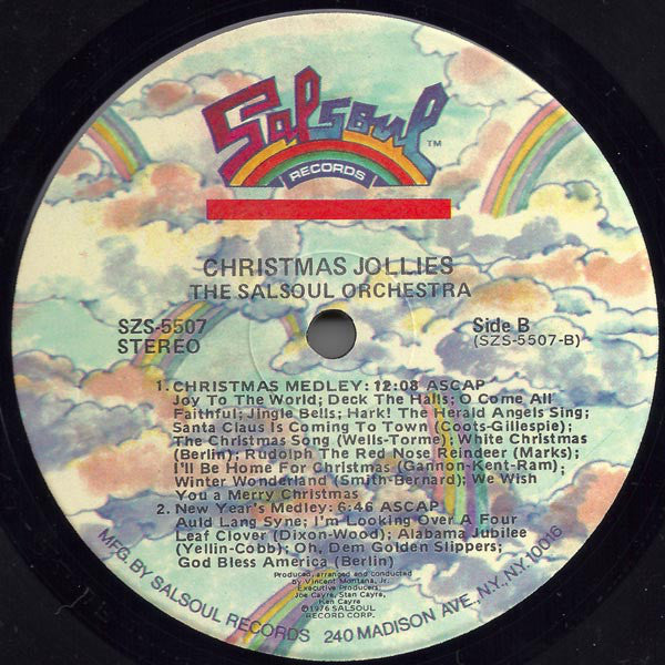 The Salsoul Orchestra : Christmas Jollies (LP, Album, RE, Ind)