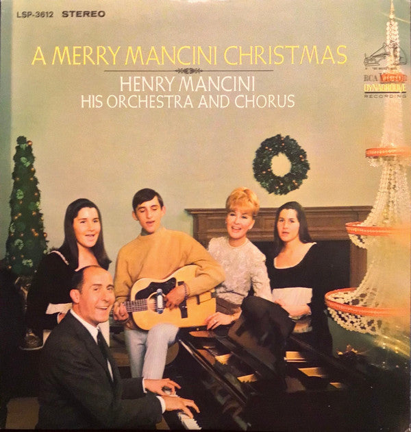 Henry Mancini, His Orchestra And Chorus* : A Merry Mancini Christmas (LP, Album)