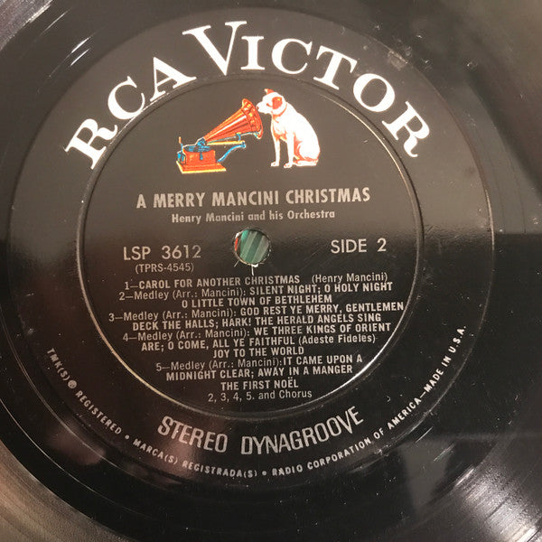 Henry Mancini, His Orchestra And Chorus* : A Merry Mancini Christmas (LP, Album)