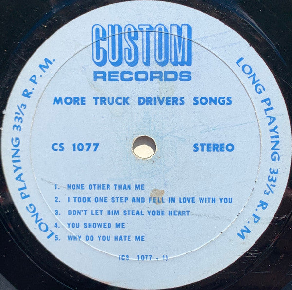 Scotty Howard And The Truck Drivers : More Truck Drivers Songs (LP, Album)