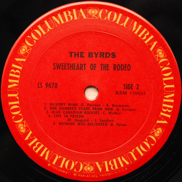The Byrds : Sweetheart Of The Rodeo (LP, Album, RE, RP, San)