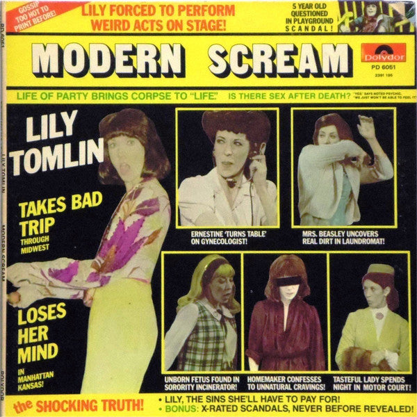 Lily Tomlin : Modern Scream (LP, Album, PRC)