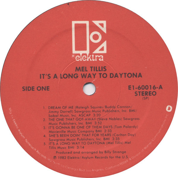 Mel Tillis : It's A Long Way To Daytona (LP, Album, Spe)