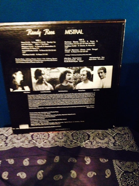 Randy Roos : Mistral (LP, Album, Cle)
