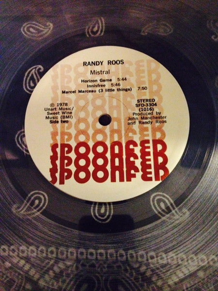 Randy Roos : Mistral (LP, Album, Cle)