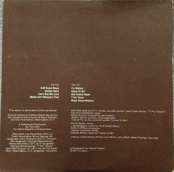Esther Mae Scott : Mama Ain't Nobody's Fool (LP, Album)